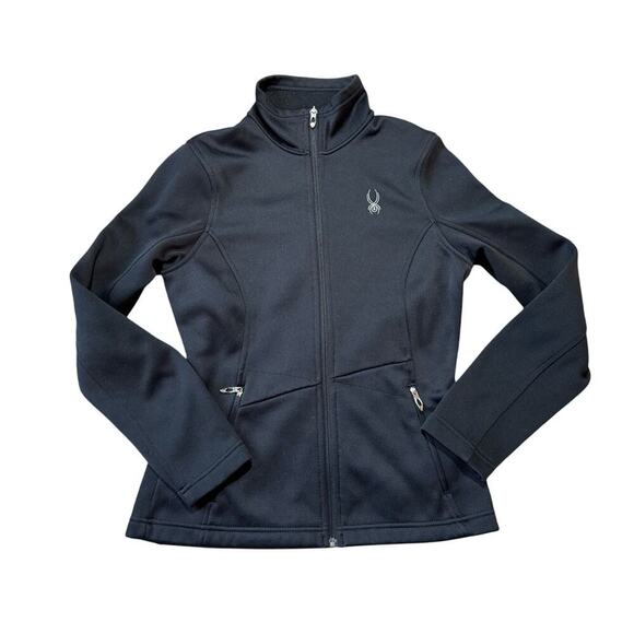 SPYDER Jacket, size Medium, Black; CORE Sweater - Picture 1 of 9